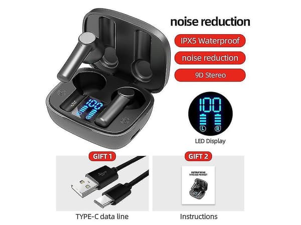 True Wireless Lite Vattentäta Bluetooth-hörlurar