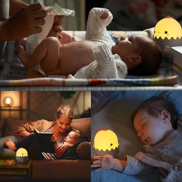 Natlys, Natlys Dæmpning LED Natlys Rum USB Silikone Statisk Lys