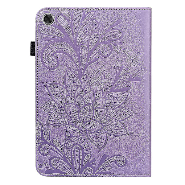 Lompakkoteline tablet-kotelo kuviolla Lenovo Tab M10 Plus/Smart Tab M10 FHD Plus TB-X606F（Style C Lenovo Tab M10 Plus，Purple, Purple）