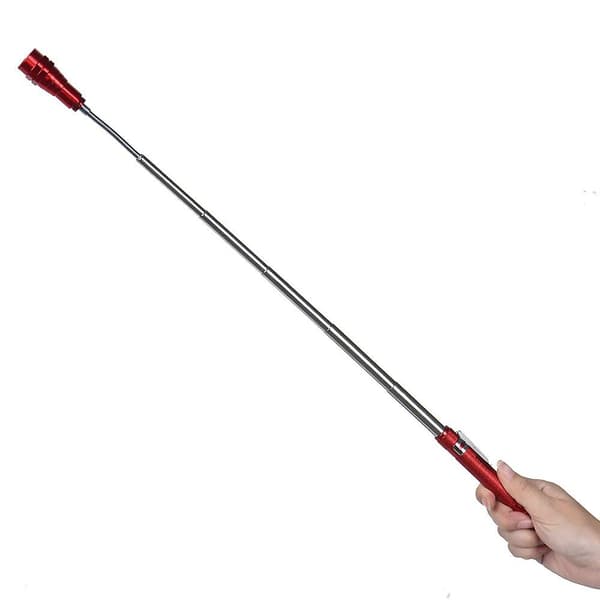 Joustava taskulamppu, LED-taskulamppu, teleskooppinen 3 LED-magneettityökalu, taskulamppu（RD）