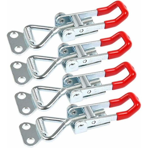 8 stk. Justerbar Toggle Latch Clamp Gh4001 165 kg/363,7 lbs Holdekapacitet Til Hurtig Fiksering Og Spænding