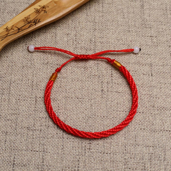 20 st/set Handgjorda snörarmband vävda rep armband för kvinnor män（Svart）