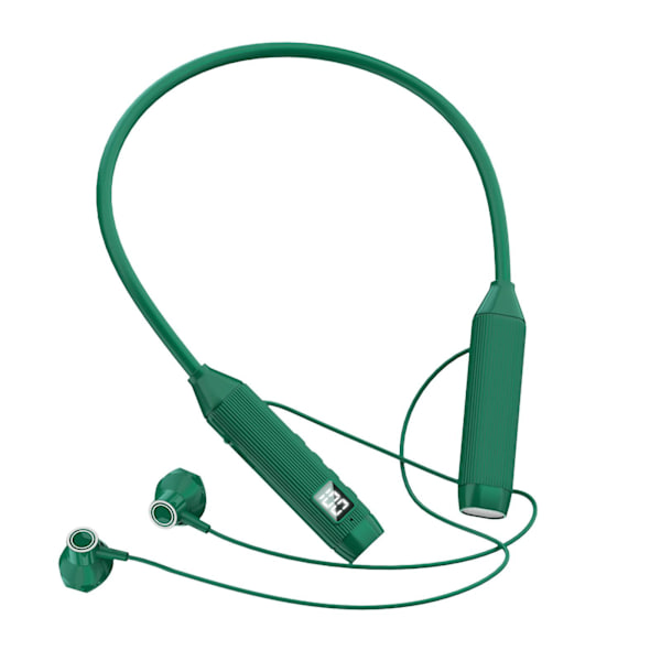 Hengende nakke Bluetooth-headset med stort batteri og digitalt display