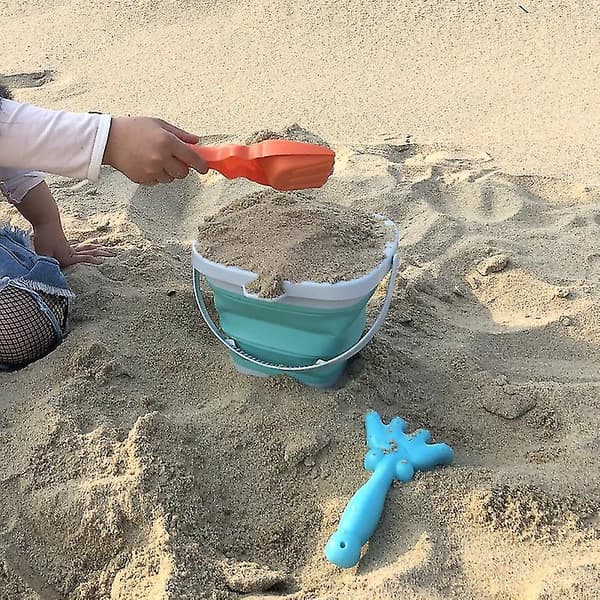Børns Sandværktøjssæt Foldbart Bærbart Multifunktionelt Holdbart Letvægts Langtidsholdbart Anti-læk Til Strandgård