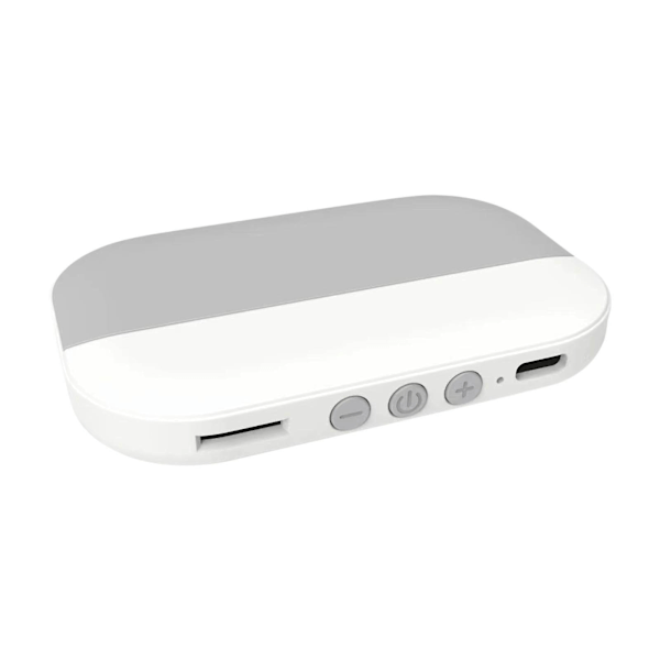 Selvitystila Johtaminen Unikaiutin Vauva Lapset Aikuinen Unettomuus Säätö Koti Bluetooth Uni-Instrumentti Langaton Pieni Kaiutin（Hopea）