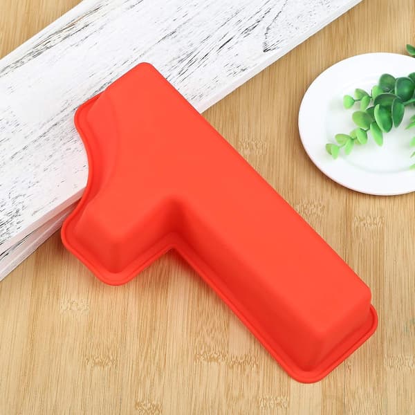 Kageform Silikone Tal Store Tal Bageform 20 x 25 cm rød-1
