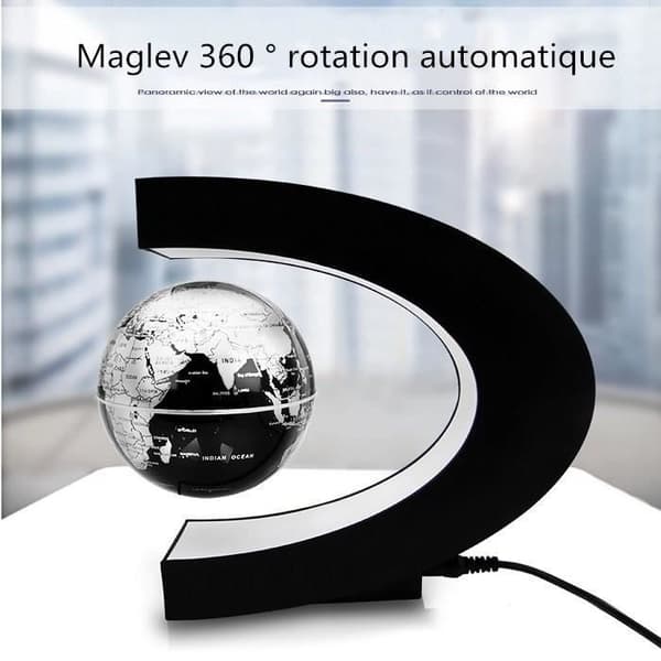 Dekorativ - C-formet - Lysende globus - Magnetisk levitasjon - LED - Innendørs