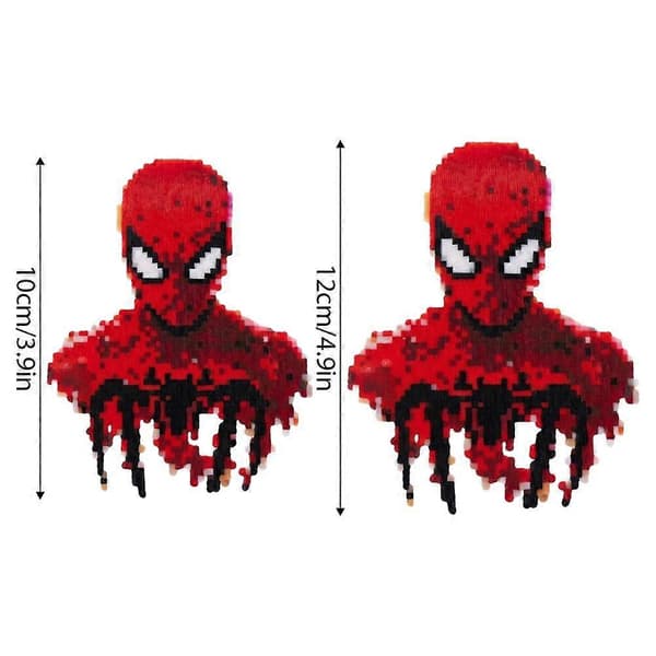 Spider-helt ansiktsmaske - 3D-printet kostymerekvisitt for cosplay-festgaver A