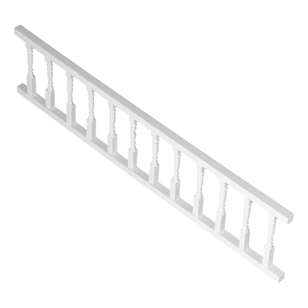 1:12 Dockhus Räcke Möbler Dekoration Mini Dockhus Trä Räcke Modell för 1/12 Skala Baby Hus och Dockor