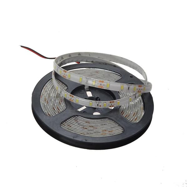 LED-lyslenke 12V 5M SMD 5630 300LED Fleksibel Varm Kald Hvit Stripelys Salg