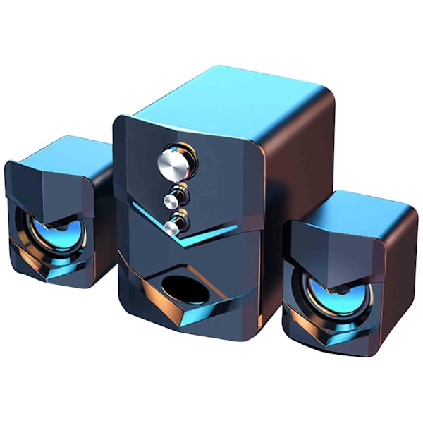 Hushållshögtalare Bluetooth Desktop Heavy Bass Audio（Fri storlek，Svart）