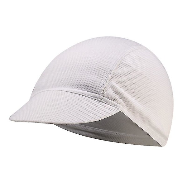 Utomhus Sport Kep Anti Uv Mesh Solid Färg Kep Utomhus Cykling Huvudbonad（Vit）