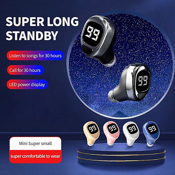 Øretelefoner Hodetelefoner Trådløse Hodetelefoner Bluetooth Hodetelefoner Støyreduserende Hodetelefoner   Bluetooth Hodesett Vanntett Hodesett In-ear Sport