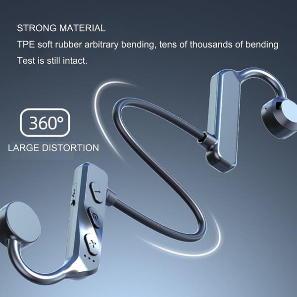 Nyt trådløst mini-headset Bluetooth 5.0 Sport-headset bærbart med trådløst touch-stereo-headset Bluetooth 5.2 D472