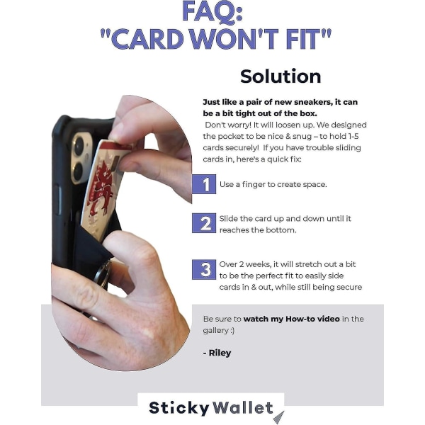Ny 3-i-1-plånbok för alla phone case | Unikt: Spandex + Magnethållare + Dubbla fickor + Fingerrem + Rfid Block - Starkt 3m självhäftande + Magneti