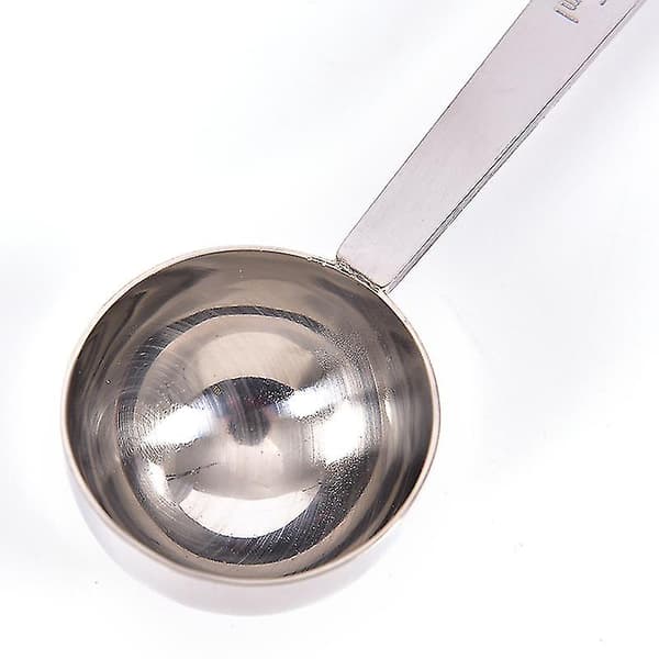 Kaffemåleskje Spiseskje Rustfritt Stål Scoop Kaffe Te Baking Sukker