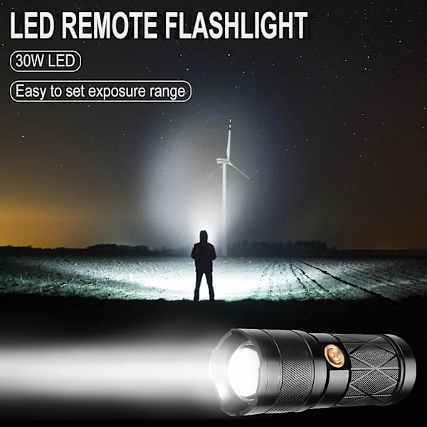 Ficklampa Belysning Utomhus Stark Ficklampa（G）