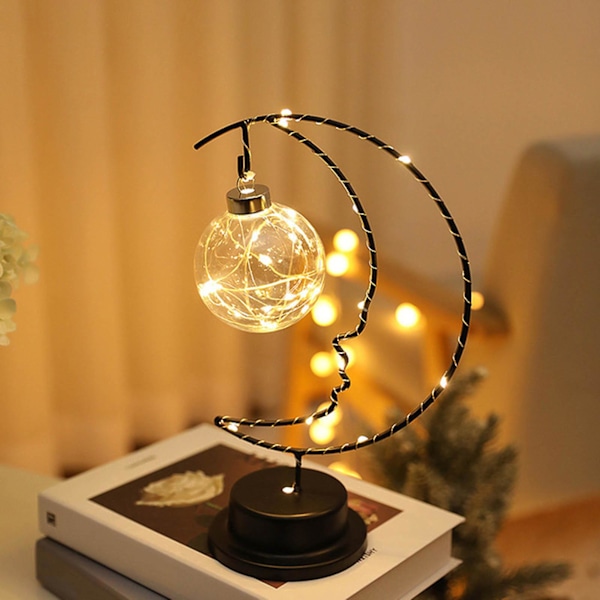 Bordlampe natt LED ball soverom dekorasjon