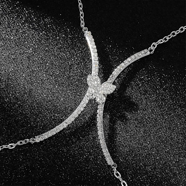 Bodiy hopeinen ketju Rhinests rintaliivien pidikeketjut kimmeltävät Rave-bikinit korut lisävarusteet naisille ja tytöille