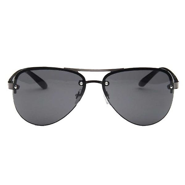 Runde sorte solbriller Retro Cateye Sort
