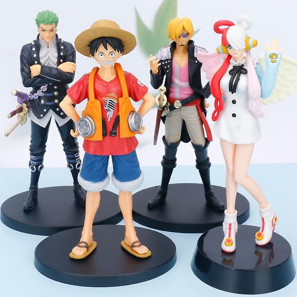 1 st 20 cm One Piece Red Monkey D Luffy Uta Shanks Anime Actionfigurer Modellleksaker (Boxless UTA)