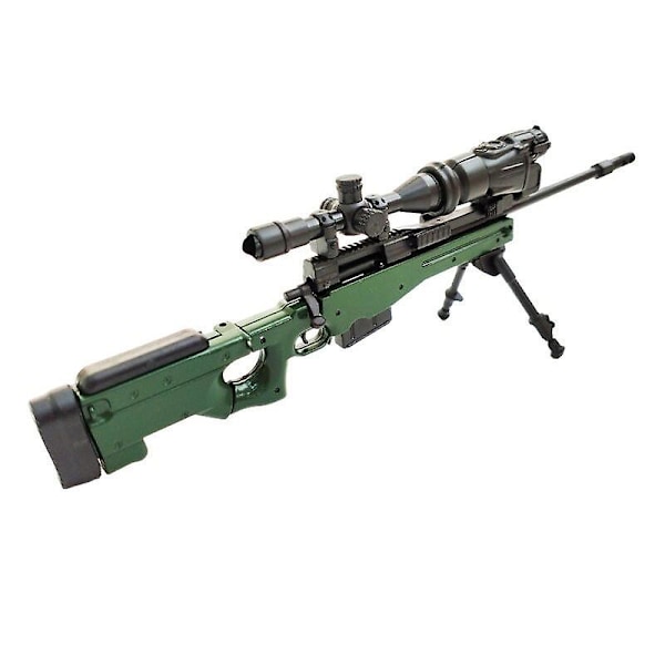 1/6:e mini pussel AWM 1/6 AWM prickskyttegevär i plast montera pistolmodell militärbyggnad för 12 tums actionfigursskärm (Svd)