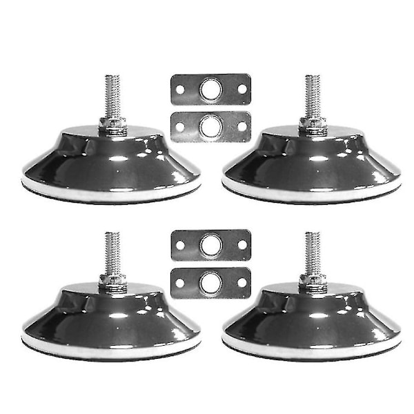 4 stk. Billard/poolbordben Nivellering 5 Tommer Metal Spillebordben Nivellering Heavy Duty Nivellering Gebyr