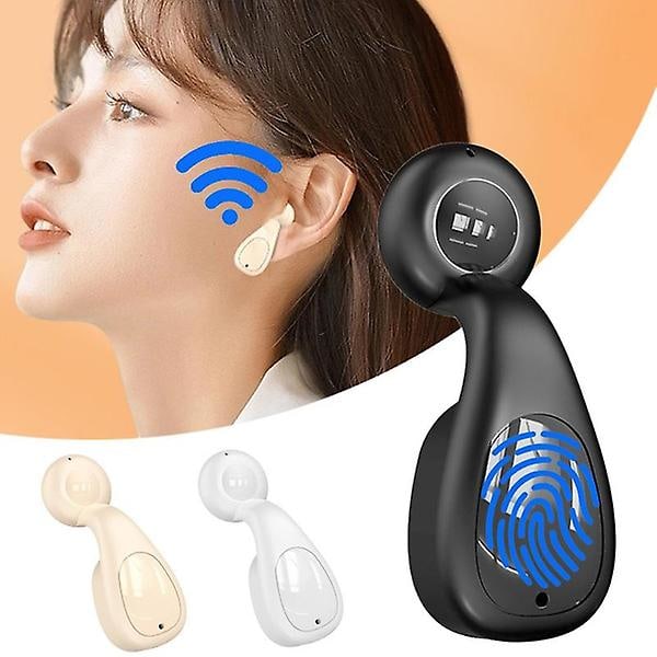 1 stk Ows Hodetelefoner Hifi Lyd Bluetooth Ørepropp Trådløs Øretelefon Innebygd Mikrofon For Smarttelefon Hvit