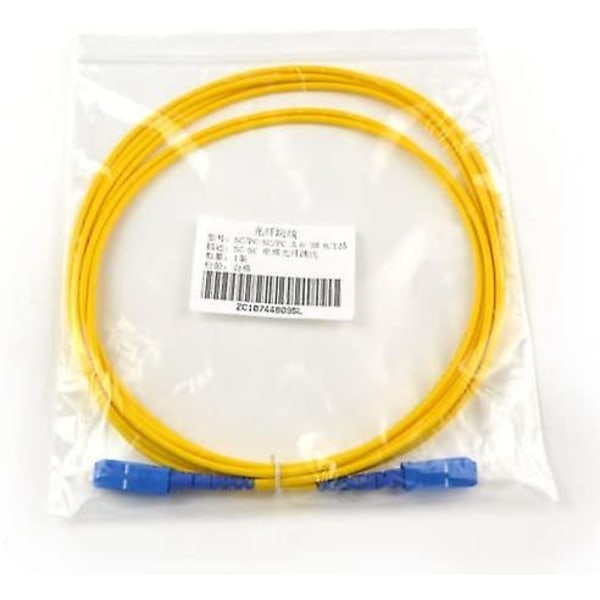 SC SC Single Mode Fiberoptisk Patchkabel SC till SC Optisk Koppling 3m 5m 10m 15m (10m)