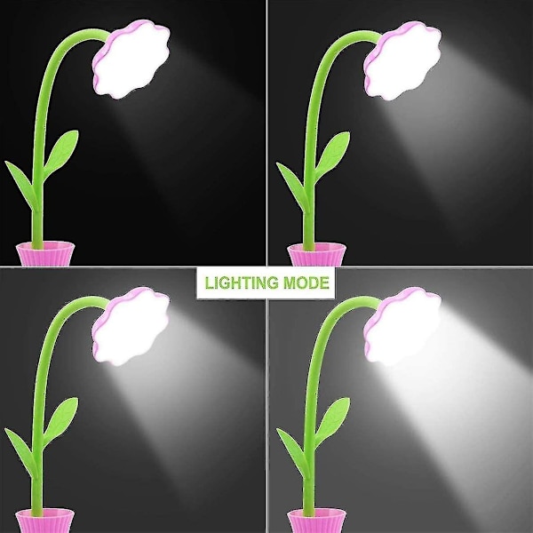 Barnens skrivbordslampa, kreativ LED-uppladdningsbar ögon-skyddande touch-sensor bordslampa dimbar med pennhållare