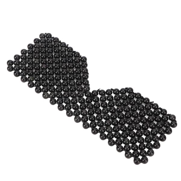 Sorte Jadestone Øjenbind - Lindre Øjentræthed Reducer Ødemer Glat Overflade Øjenmassage Bind for Søvn