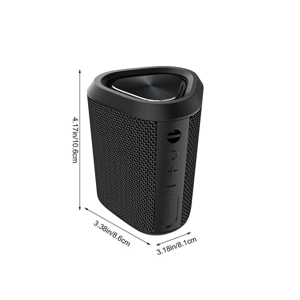 Bluetooth Audio Stoffhøyttaler Plug-in Mini Stereo Utendørs Bluetooth-høyttaler Stilig Eksternt Lys Lang Batterilevetid Enhetsforbindelse
