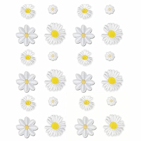 Dww-Patch Silitysrauta-paikka Ompele Daisy Kukkapaikat 24 Luovaa Kappaletta Daisy Kukka Tarra Herkälle Kirjonnalle