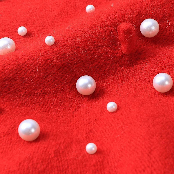Beret Perle Efterår Vinter Cashmere Beret Stjerneperleperle Nitte Uld Beret