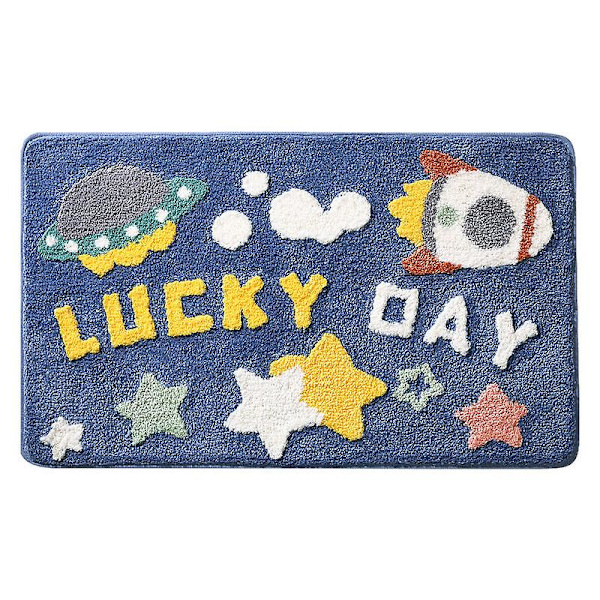 Badmatta Little Lucky Hushåll Plysch Badrum halkfri matta 5*80cm