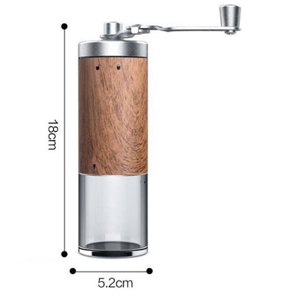 Håndsvinget kaffekværn bærbar håndsvinget kaffekværn camping kaffekværn & 124; hånd kaffekværn
