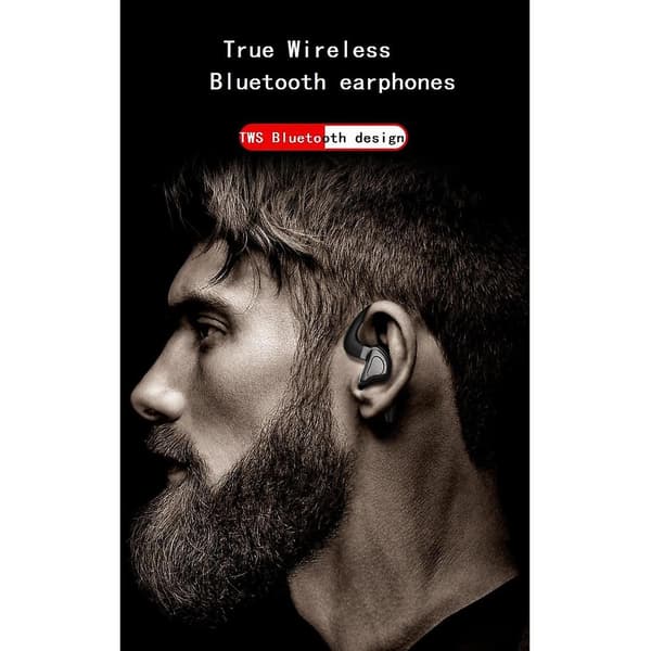 Tws 5.0 Bluetooth Stereo Sport Earphone Dual Microphone Wireless Bluetooth Helical Headset Headset