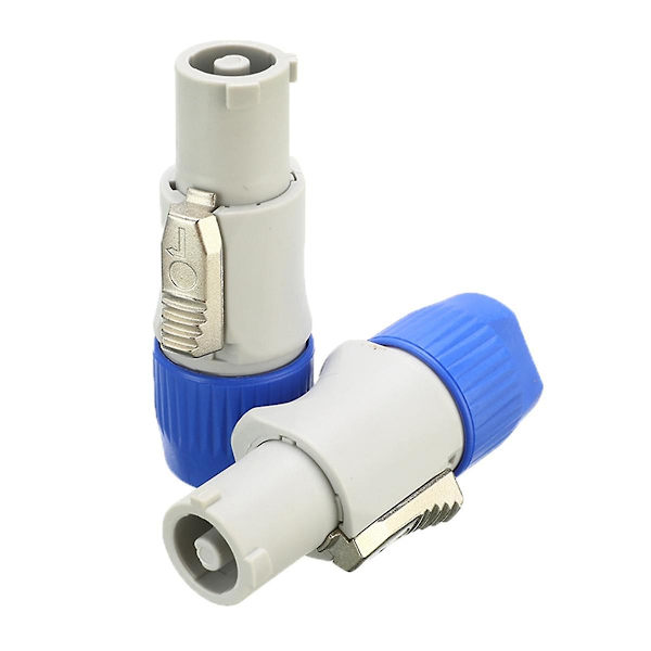20 stk. 3 PIN AC Powercon-stik, han-stik NAC3FCA NAC3FCB AC-kabel 20A 250V strømstikadapter til scenelys (B) (som vist)