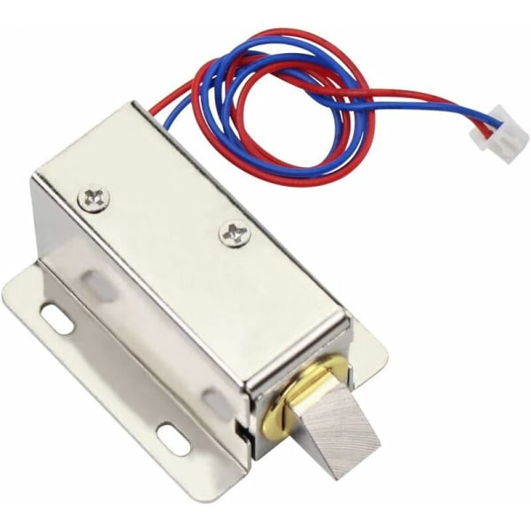 Pieni mini sähkömagneettinen lukko 12V 0,6A, sähkömagneettinen ohjaus laatikoihin pääsyä varten, arkistokaapit, ladacèe