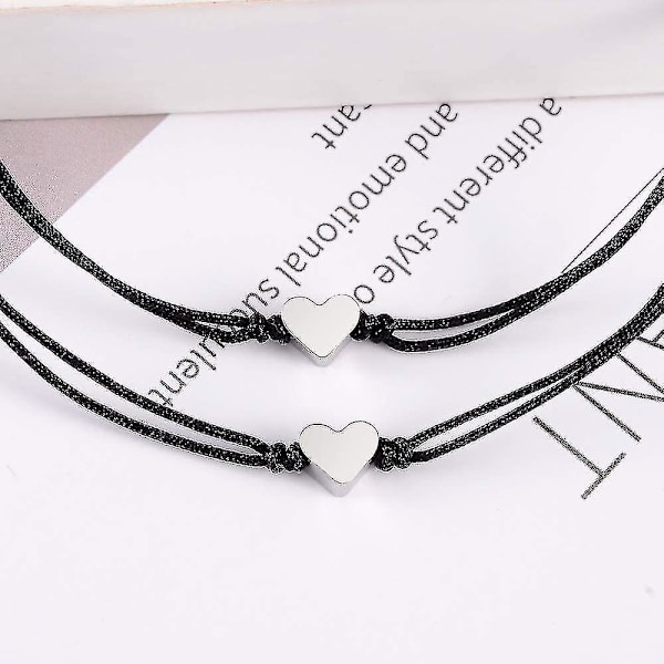 Pinky Promise Matchande Armband Dam Armband Vänskap Långdistans Charm