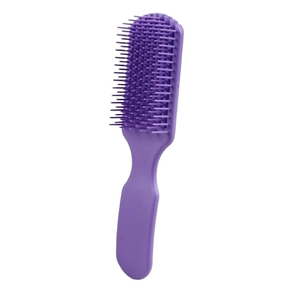 Mardi Gras 2024 Hollow Out Nine Claw Comb, Hollow Out Smooth Hair Massage Multi-functional Styling Comb Dry And Wet Hairdressing Comb（Purple）