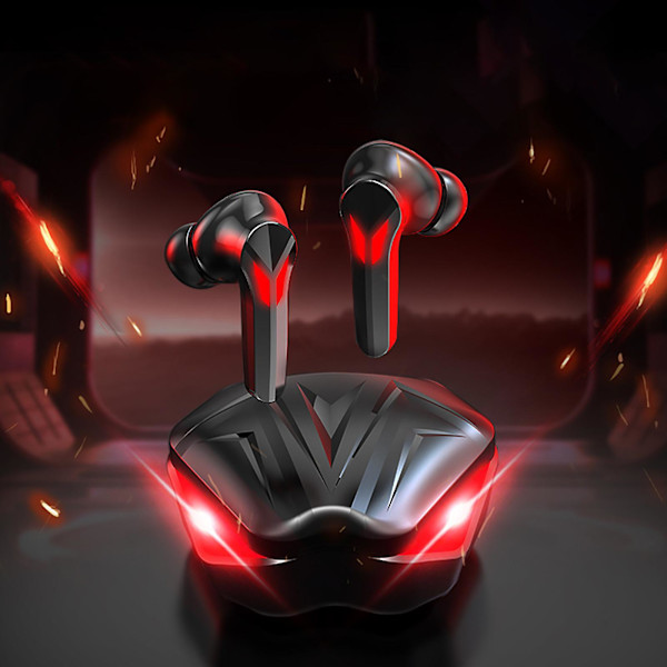 Digital displaykontroll trådlöst Bluetooth brusreducerande headset Bluetooth 5.2 HiFi
