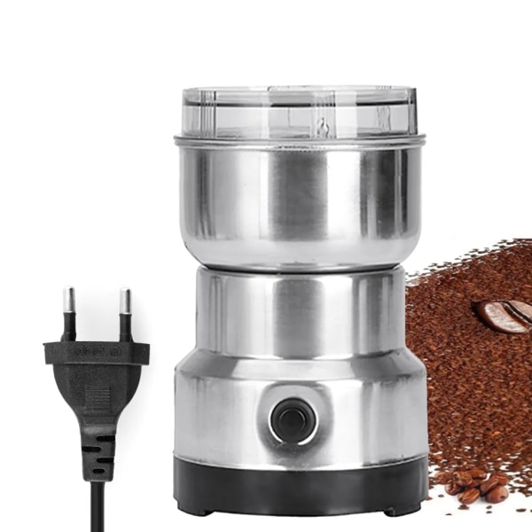 Krydd- och kaffekvarn Elektrisk kaffekvarn Universal i rostfritt stål Kryddkornsnötter Kaffekvarn