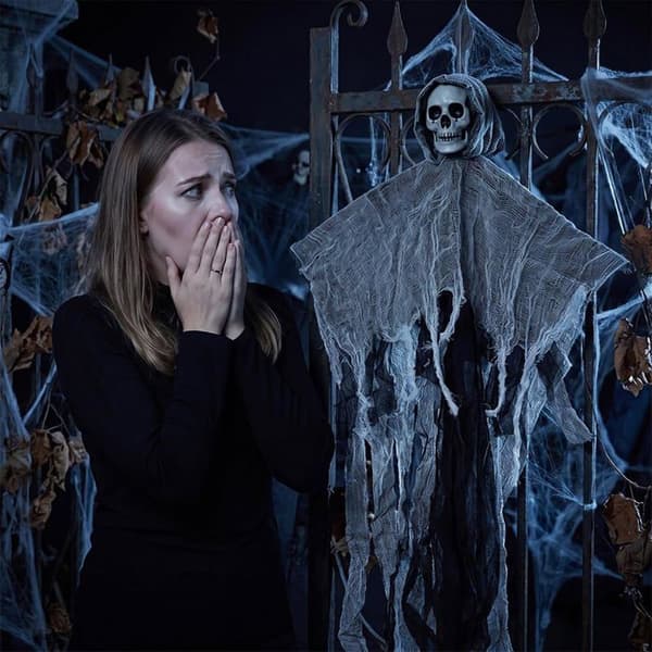 Udendørs Halloween Dekoration Hængende Spøgelsesskelet