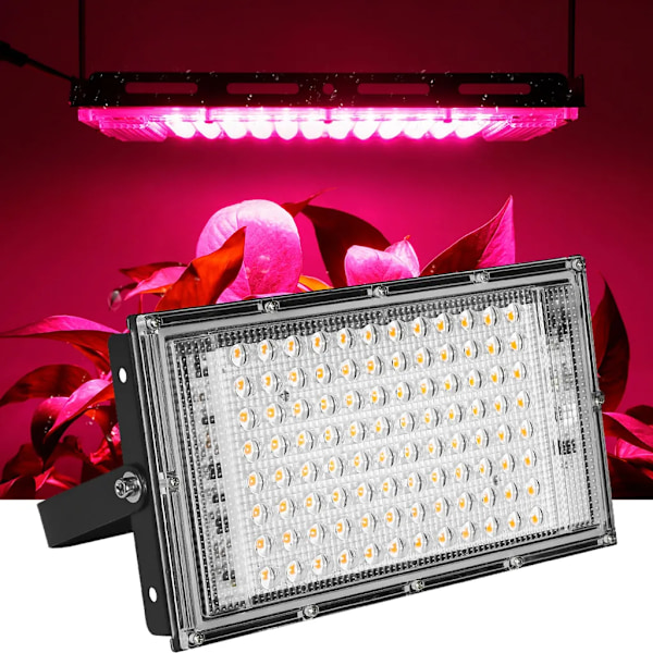 100W 96 LED kasvivalo, puutarha- ja kasvihuonevarusteet, LED-kasvivalo täyden spektrin kasvivalo sisäkasveille