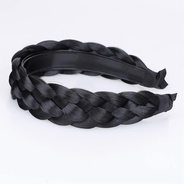 5 Strands Flettet Hodebånd Parykk Klassisk Stil