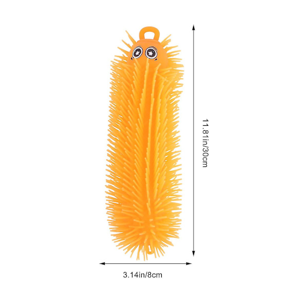 4 st Luminous Caterpillars Leksaker Light-Up Leksaker Barn Bebisleksaker Squeeze Leksaker