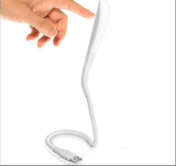 Berøringsregulerbar fleksibel USB LED-øjenplejelæselampe Justerbar LED Solid Clip Skrivebordslampe til bærbar computer Soveværelsesstudie Belysning