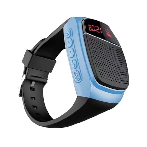 Ny klocka Bluetooth-högtalare utomhus bärbar display handsfree-samtal FM-radiofunktion stöder uppspelning Caixa Som utförsäljning