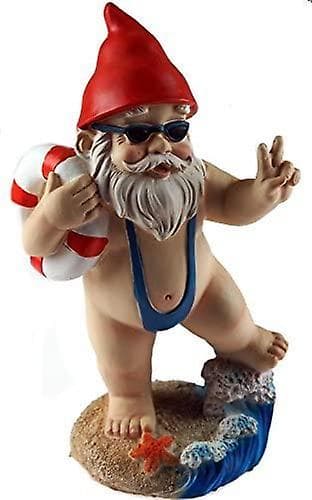 15 cm sjov havegnom-ornament